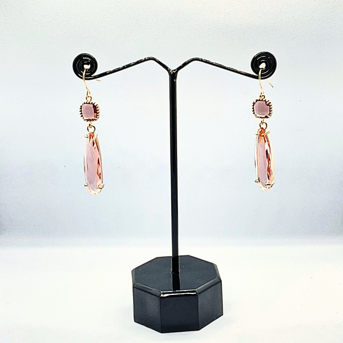 Purple Peach Earring