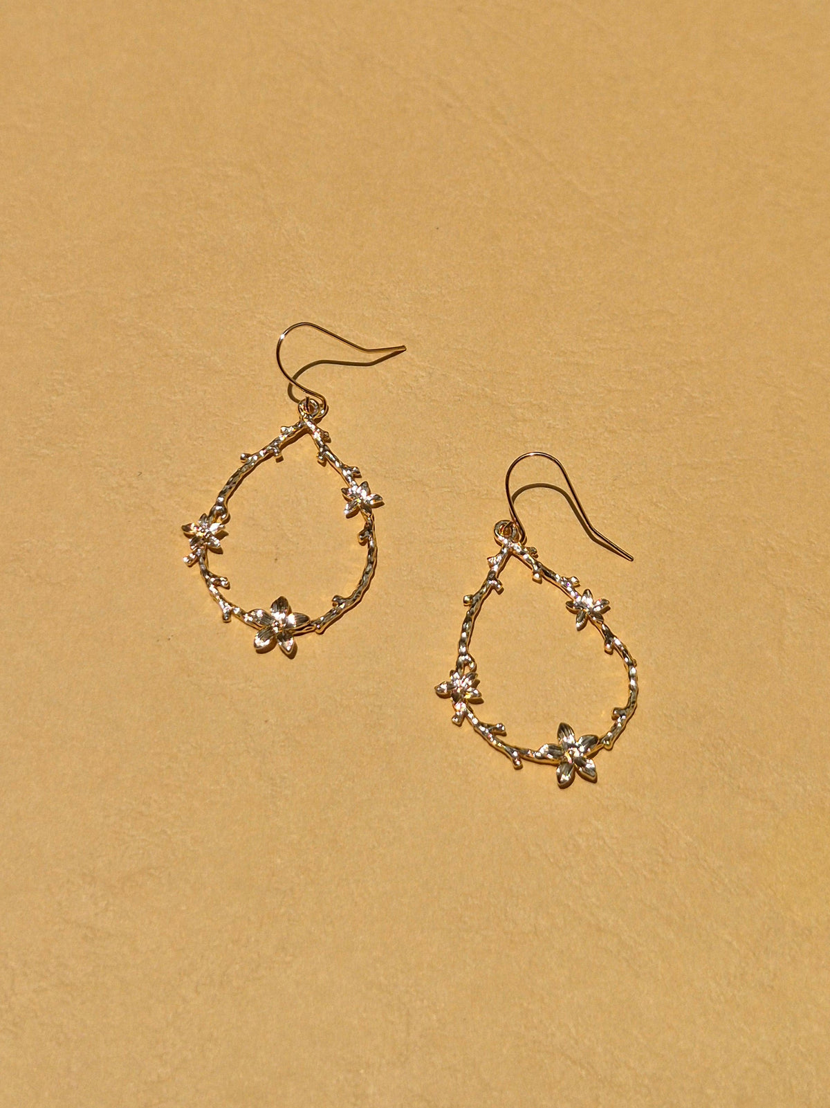 Floral Teardrop Earrings
