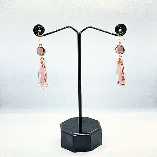 Purple Peach Earring