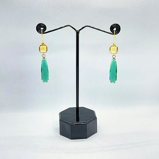 Lemon Green Earrings