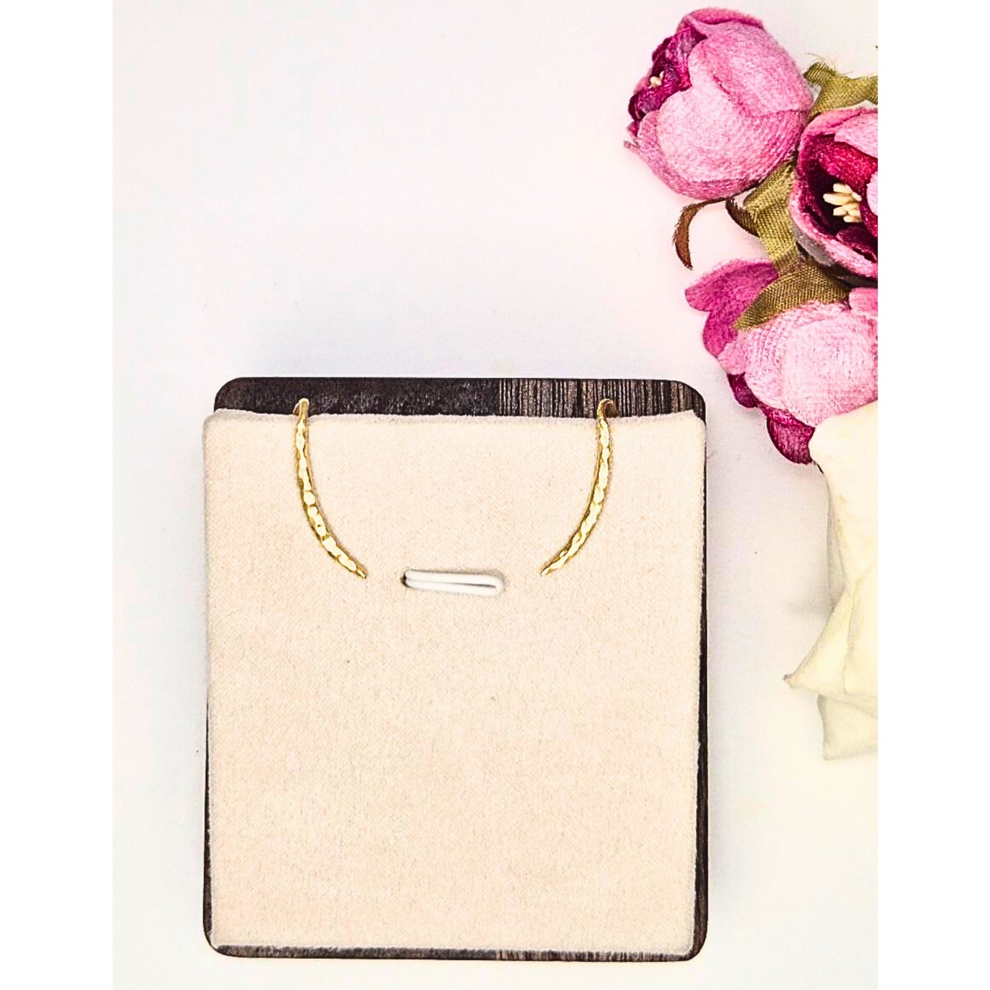 Hammered 925 Silver Ear Climbers Sleek