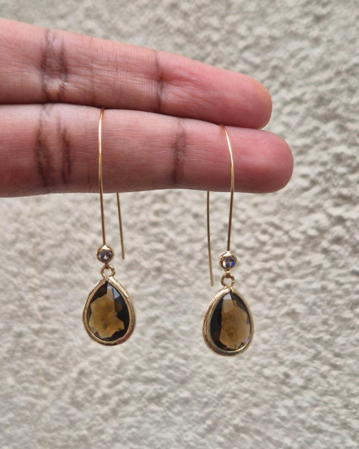 Long Teardrop Earrings