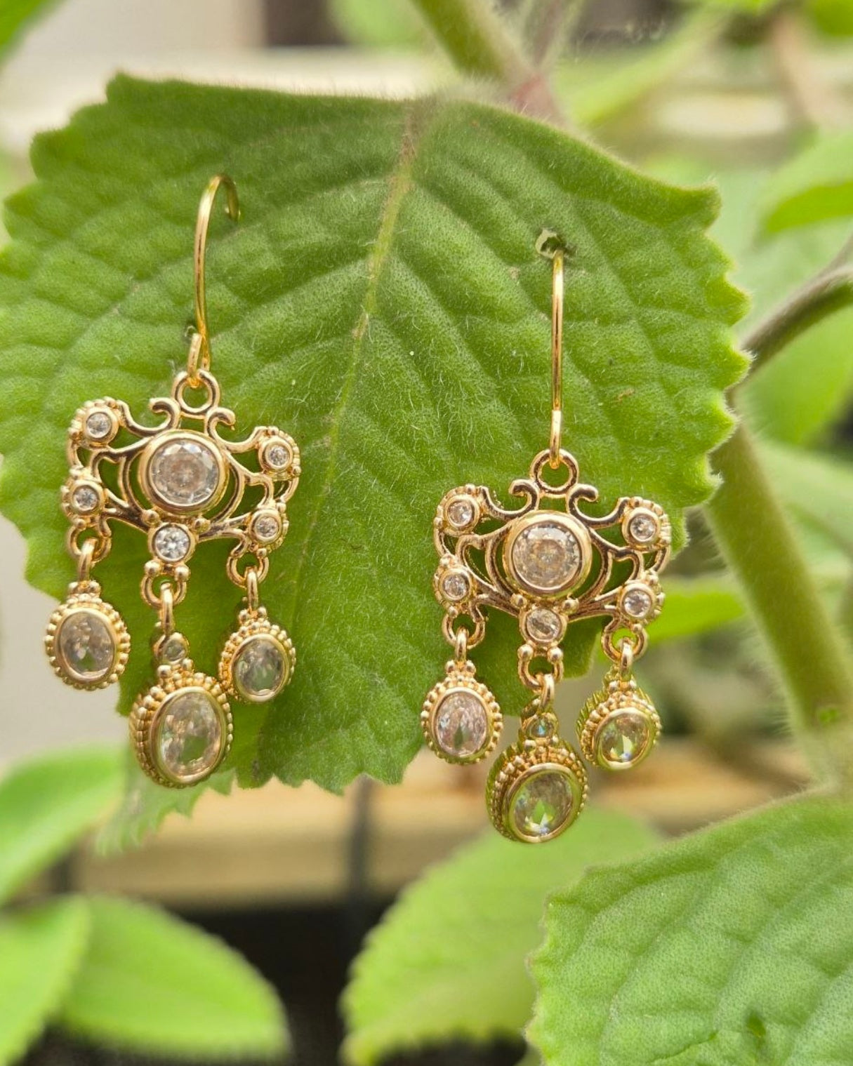 Ornate Chandelier Earring