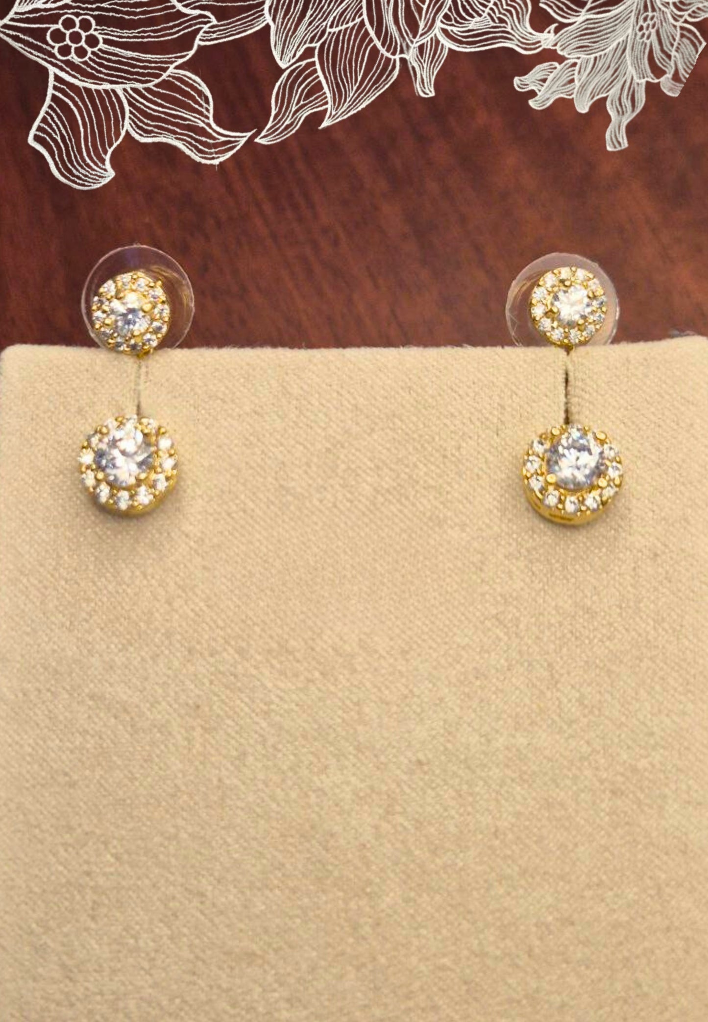 Bling with Ear Jacket Earrings