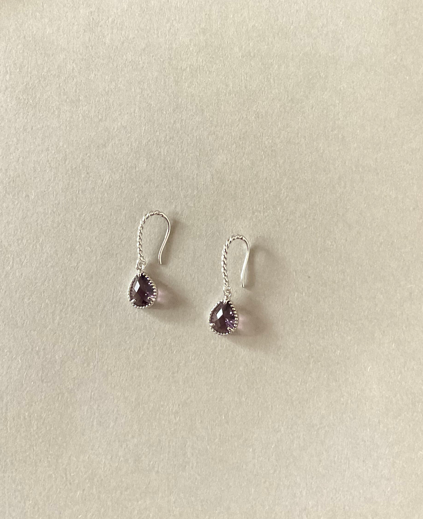 Amethyst Drop Earrings