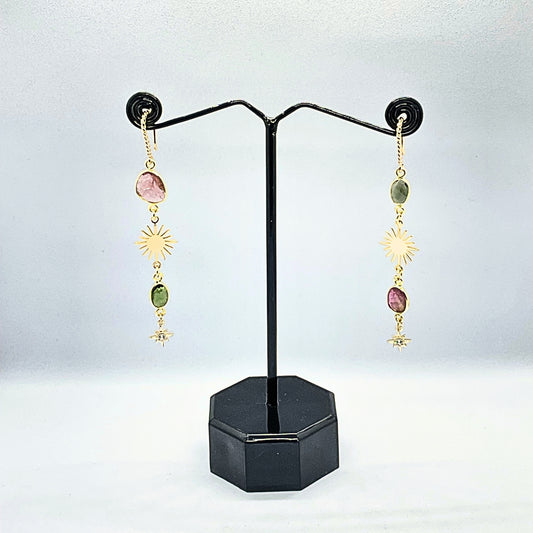 Tourmaline Stone Earrings PSGGSPS